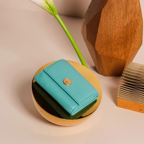 【TOPKAPI】 イタリアンシュリンクレザー 三つ折り 財布 fortuna フォルトゥナ