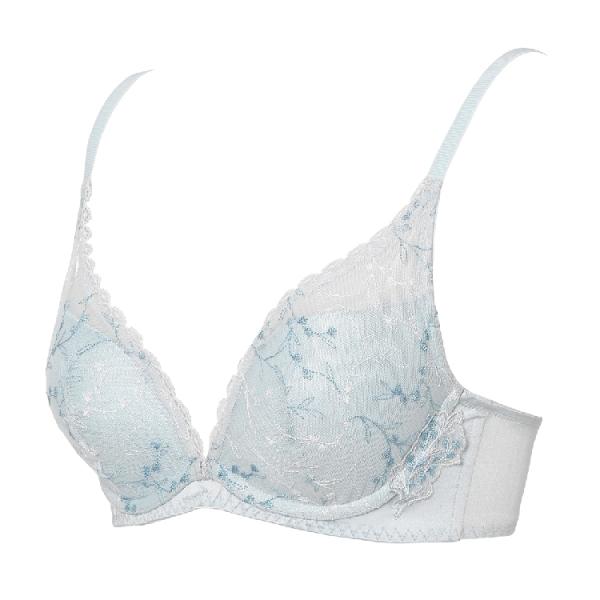 夢みるブラ DeepV ブラジャー ガーデニングレース ドローイング調 1407 E-Fカップ