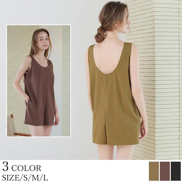 【SEA DRESS】シンプルタンクトップオールインワン/水着