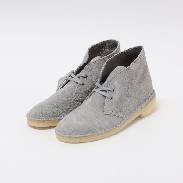 【SHIPS限定】CLARKS: DESERT BOOTS HAIRY GRAY/SUEDE