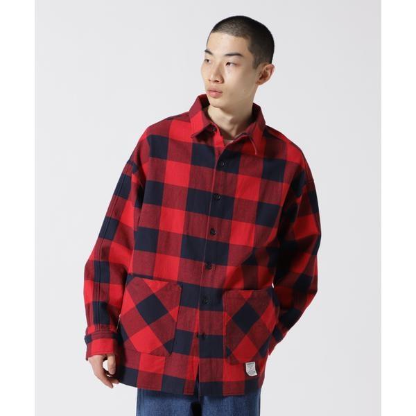 《WEB＆DEPOT限定》BROCK CHECK SHIRT ／ ブロック チェック シャツ