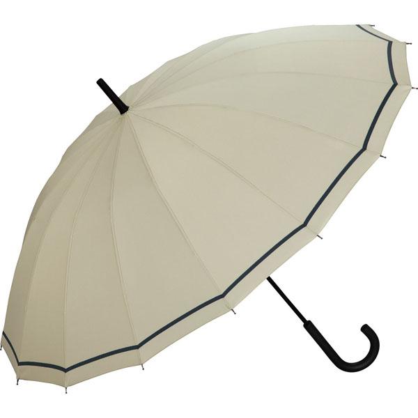 【Wpc.】雨傘 UNISEX 16K 60cm 大きい 16本傘 耐風 メンズ レディース 長傘