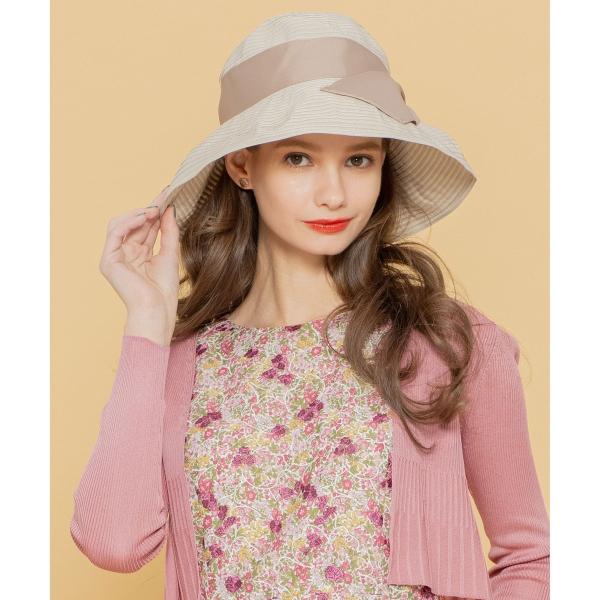 【サイズ調整可】GROSGRAIN RIBON HAT 帽子