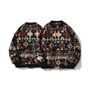 カバーオール HOOK -original- パッチワーククリスマス柄ジャカード