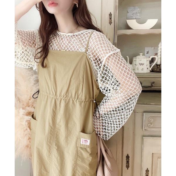 《JaVaジャバ コラボ》１枚で主役級。ミリタリージャンパースカート