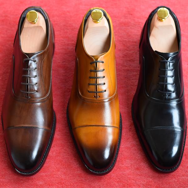YAMATOism　本革　日本製　ビジネスシューズ　内羽根　ストレートチップ　3E（YAP400）