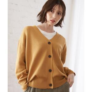 スローン　SLOANE 3G天竺カラーミックス Vネックカーディガン サイズ5 スローン SLOANE 春夏 ユニセックス 18G天竺 ポリエステル×コットン