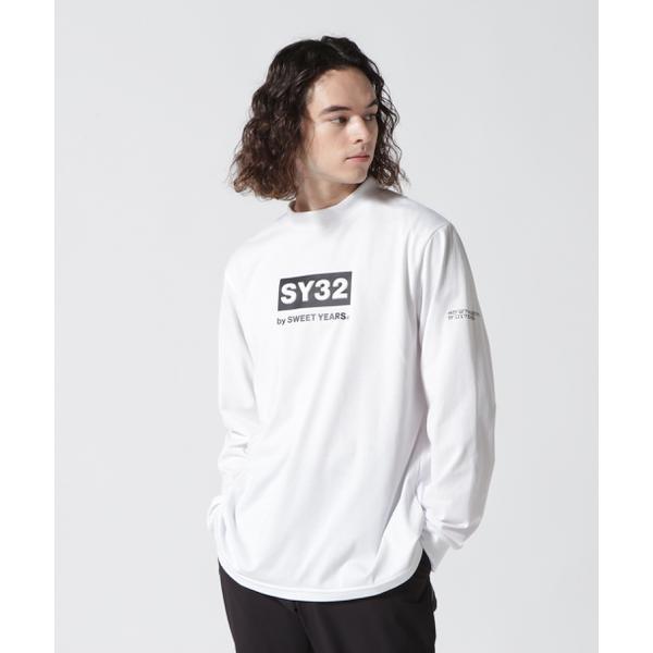 SY32 by SWEETYEARS ／MOCK NECK CRIMPING L／S TEE