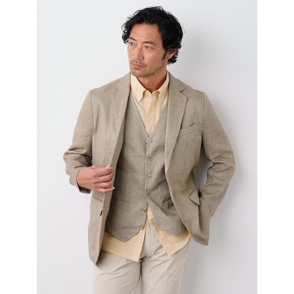 リネンパナマジャケット