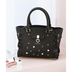 SAMANTHAVEGA 一部店舗限定レースアップハートビジューフラッタ― ミニ レースアップハートビジューフラッタ―(ミニ)(FREE ブラック