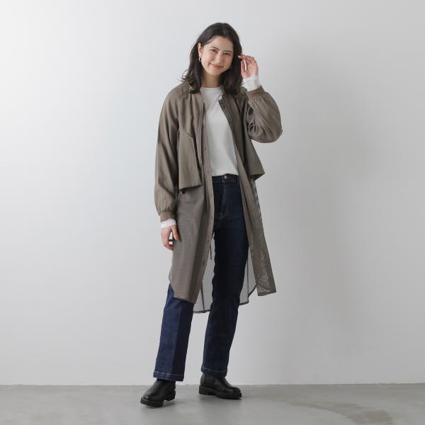MA-1×メッシュブルゾン
