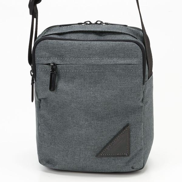 トップハンドル付撥水ポリエステル縦型スクエアミニショルダー