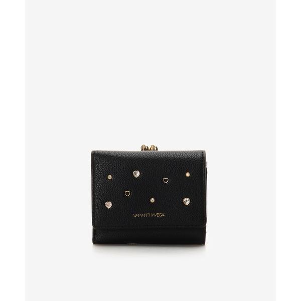 ビジューフラッター折財布