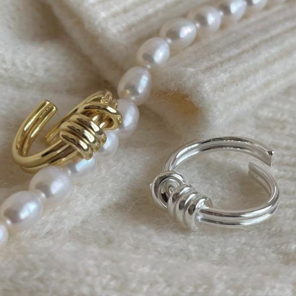 結びねじれリング（シルバー925）