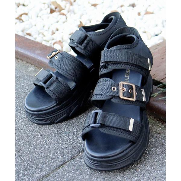 「UNISEX」【22.5〜27.0cm】★厚底ベルクロスポーツサンダル★4164