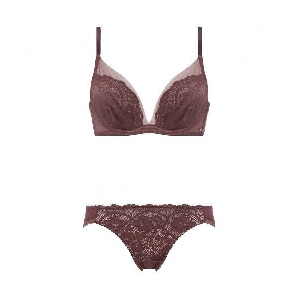 DeepV ブラ＆ショーツセット クラシカルレース 1340 E-Fカップ