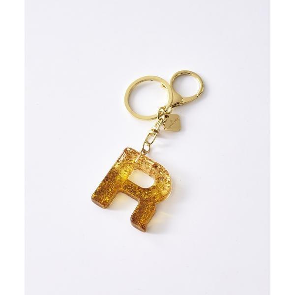 カラフルアクリルイニシャルチャームR