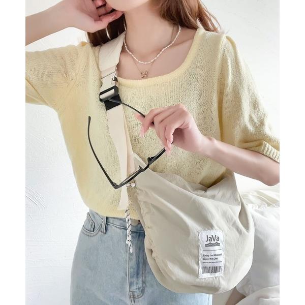 《JaVa ジャバコラボ》トレンド＆収納力抜群。　2wayドロストミニショルダーバッグ