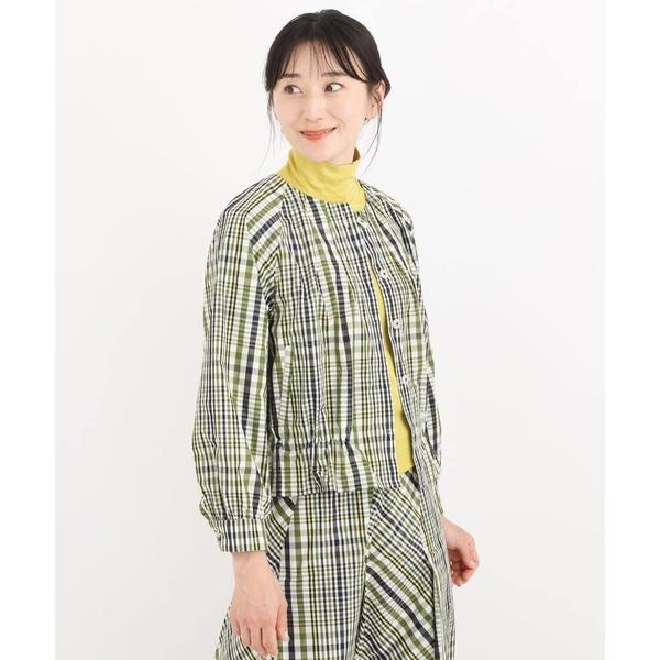 【小さいサイズ/洗える】先染めチェックライトジャケット