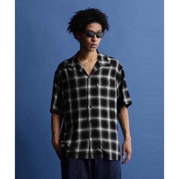 OMBRE PLAID SS SHIRT／オンブレ チェック 半袖シャツ