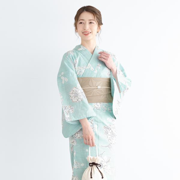 浴衣2点セット レディース （浴衣＋帯）