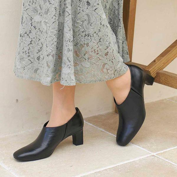 【美人百花2月号掲載】スクエアトゥブーティー