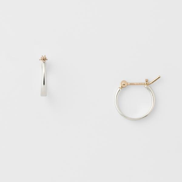 《WEB限定》シルバーフープピアス