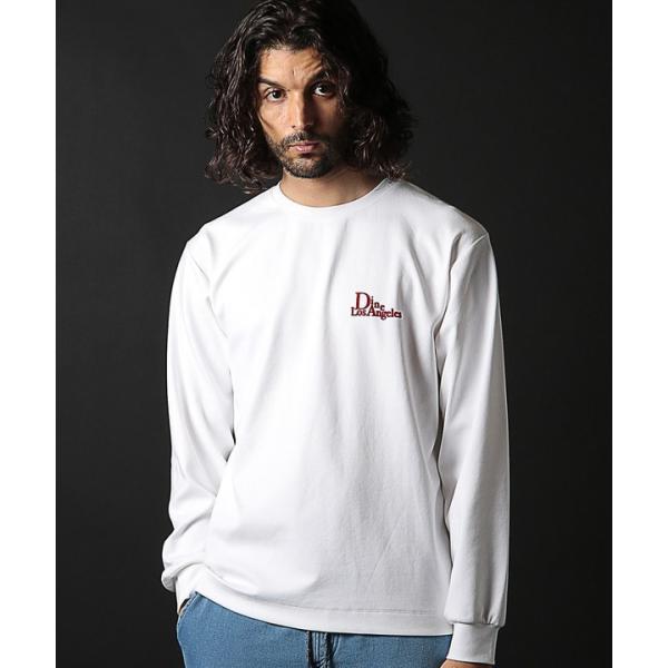 ストレッチスムースフロッキープリントT