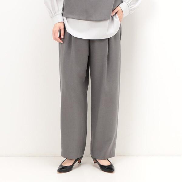 【セットアップ対応】パウダーツイルストレッチ ワイドパンツ
