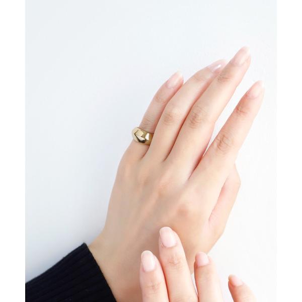 ボリュームメタルピンキーリング