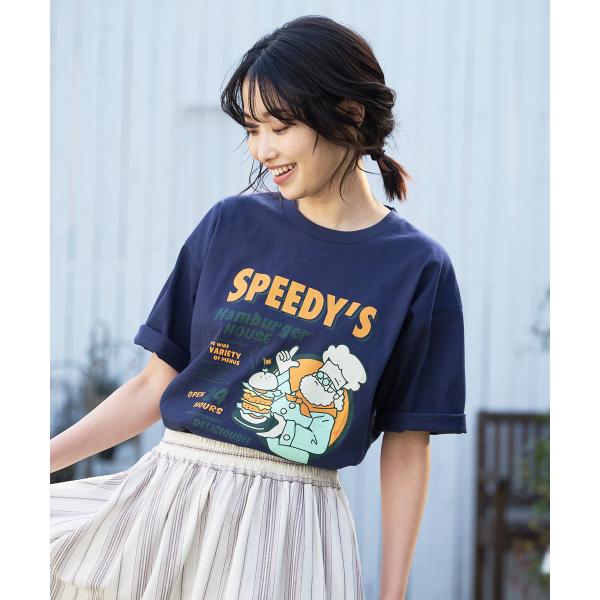 汗染み 目立ちにくい ZERO STAIN スラブ生地 プリント Tシャツ