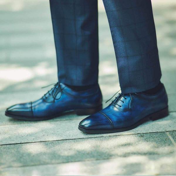 MODELLO COVEROSS  内羽根ストレートチップビジネスシューズ