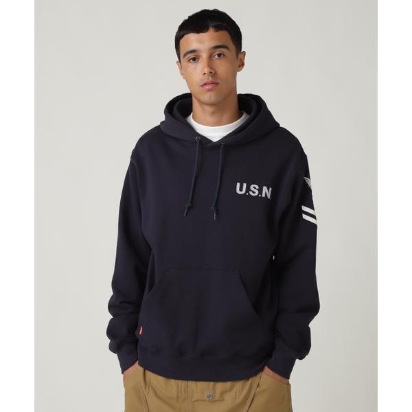 NAVAL PULLOVER PARK  ／ ネイバル プルオーバー パーカー ／ AVIREX ／