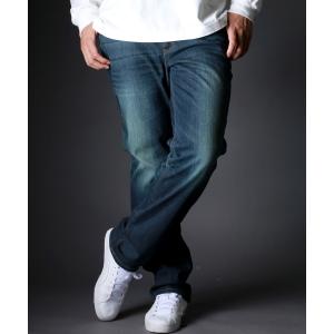 【最強の『暖』3層構造】 防風 防寒 コーデュラ デニムストレッチパンツ ストレート