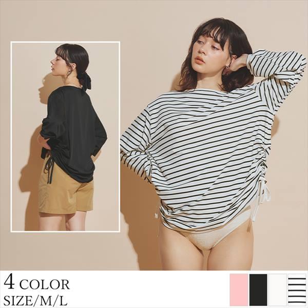 【SEA DRESS】オーバーサイズロングTシャツ/ラッシュガード