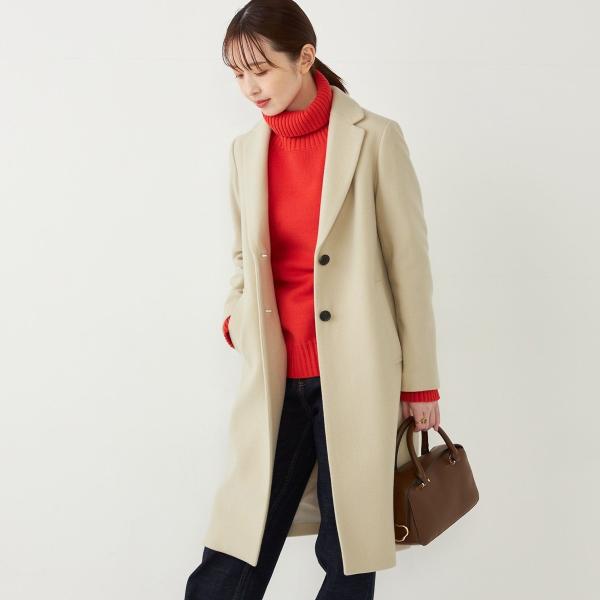 SHIPS Colors:ウール パイル チェスター コート