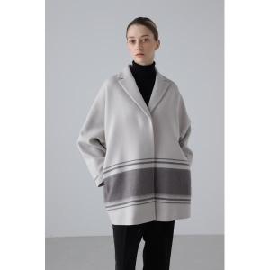 【極上美品】HERMESエルメス　カシミヤ100%ダブルブレストコートブラックL HERMES 美品◎希少 フランス製 エルメス マルジェラ期