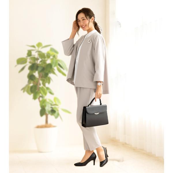【洗える / UVカット / ストレッチ】 セレモニースーツ ストレッチ セットアップ　S〜4L