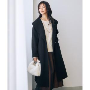 自由区（ジユウク） コート アウター ウールリバーロング コート
