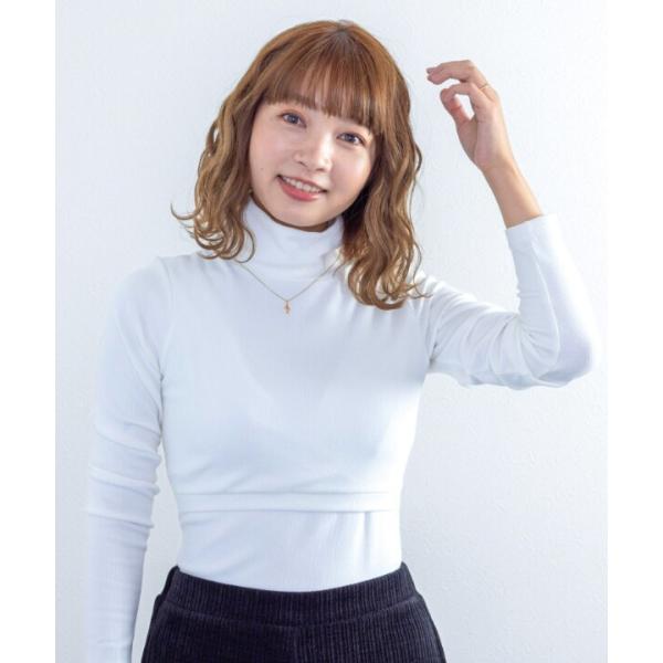 裏起毛 タートルネック トップス （授乳対応/レディース/マタニティ）