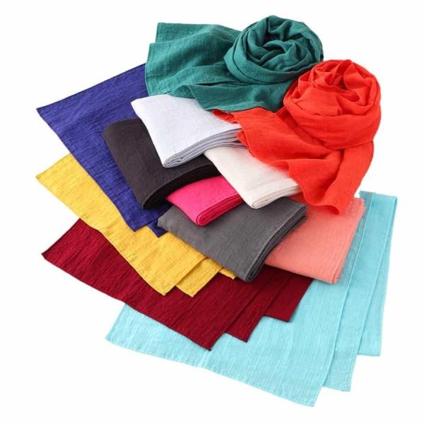 【全30色】マシュマロガーゼカラーマフラー