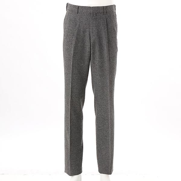 【stanley blacker】ワンタックスラックス グレー ストレッチ ※セットアップ可能商品