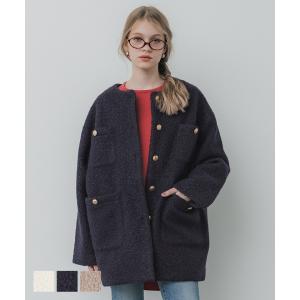 JOURNALSTANDARD L'ESSAGE ウールコート ノーカラー journal standard L'essage（ジャーナルスタンダード レサージュ