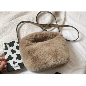 2WAYフェイクファー　ミニバッグ