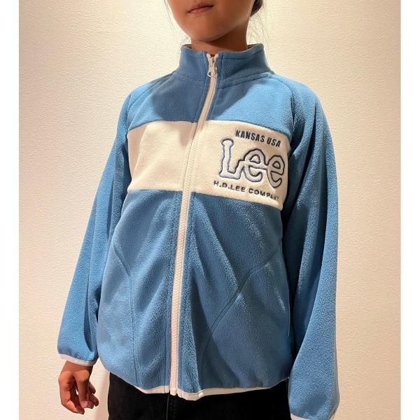 【110-150cm】キッズ LeeフリースZIP UPジャケット