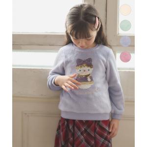 Crescent スウェット ユニコーンサガラ刺繍裏毛トレーナー キッズ