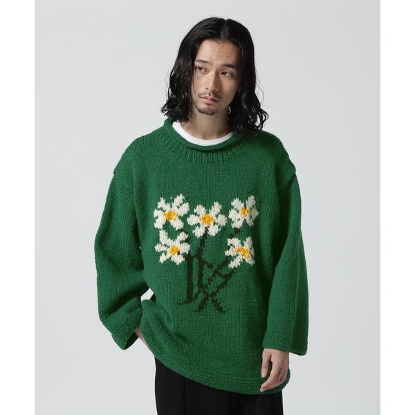 MacMahon Knitting Mills ／ Roll Neck Knit-5 Flower