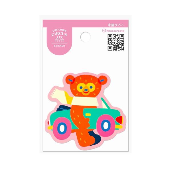 クリエイターズサーカス　ステッカー　Ｅｎｊｏｙ ｄｒｉｖｉｎｇ