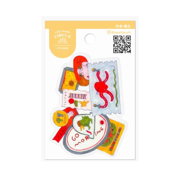 クリエイターズサーカス　ステッカー　ｔｉｃｋｅｔ　ａｎｄ　ｓｔｉｃｋｅｒ　ａｎｄ　ｍｅ