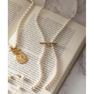 23区（ニジュウサンク） ネックレス クリップ パール ラリエット